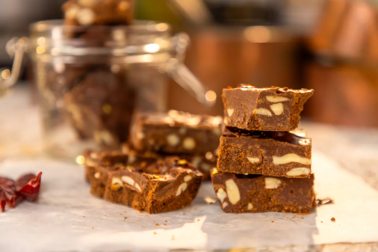 Asma Khan's Chile Chocolate Barfi Recipe | Food Network UK