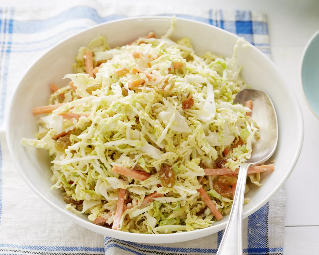 Gingered Coleslaw with Raisins Recipe | Food Network UK